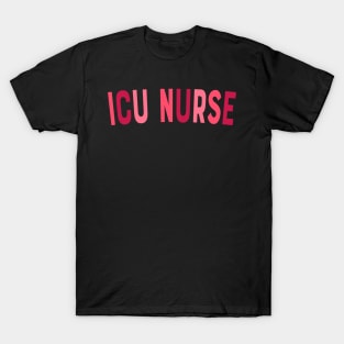 Vintage ICU Nurse Intensive Care Unit Nurse Emergency Nurse T-Shirt